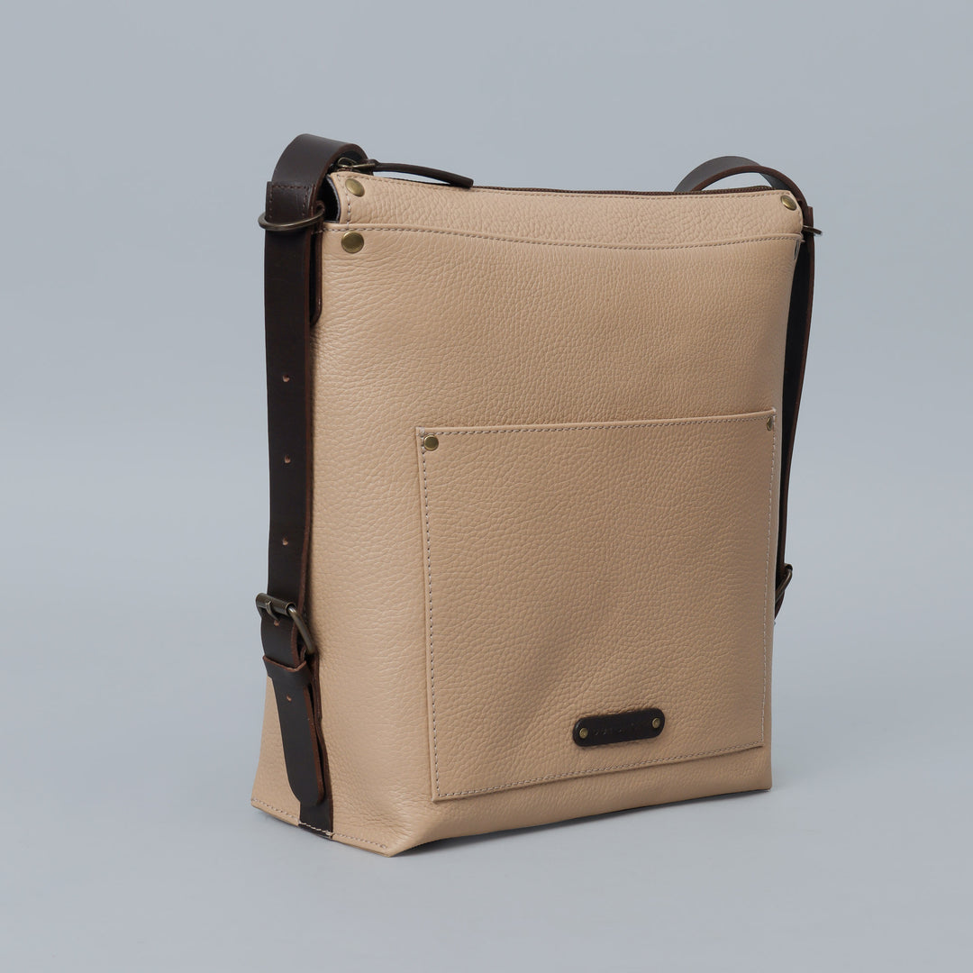 Jersey Leather Crossbody Bag