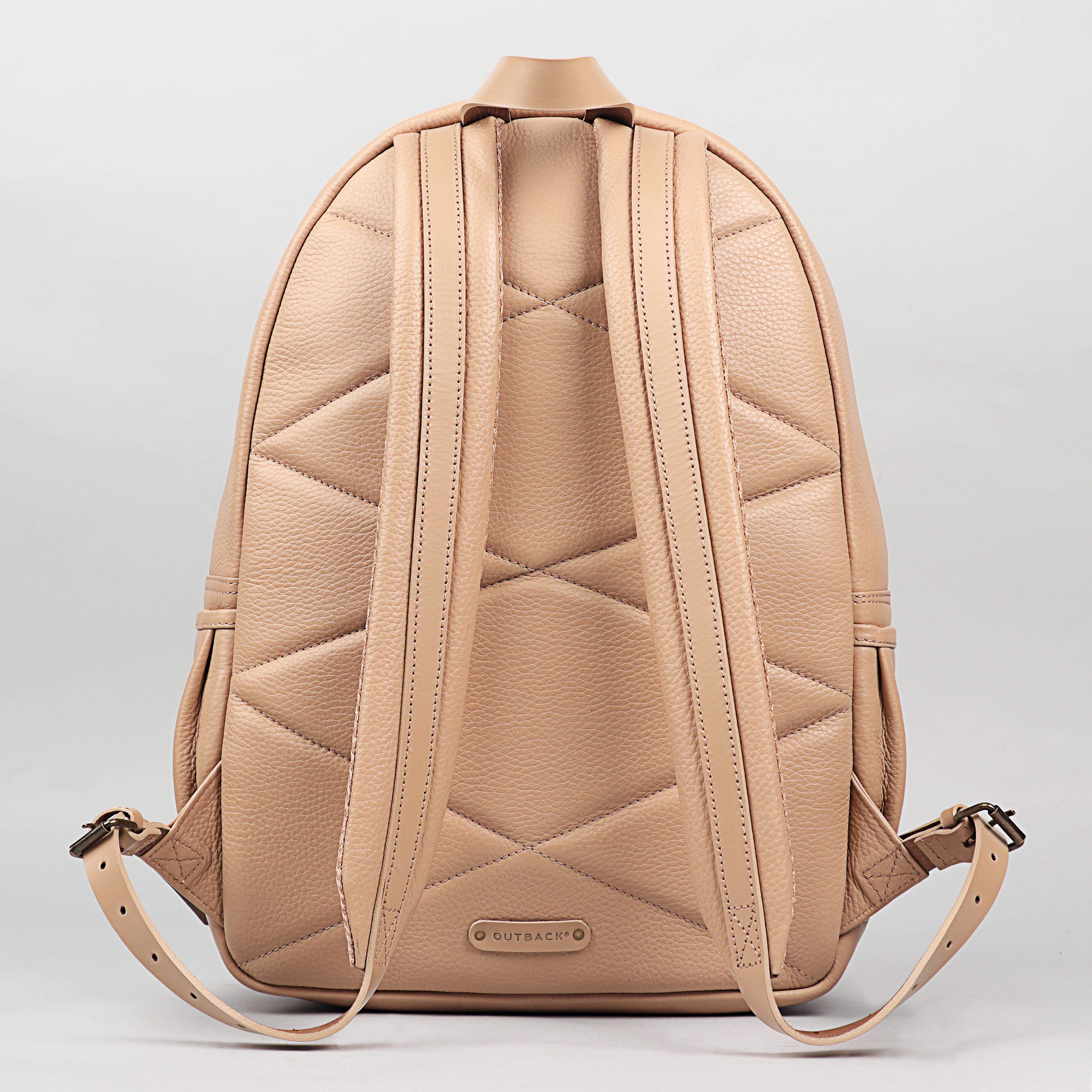 Weaved Journey Leather Backpack
