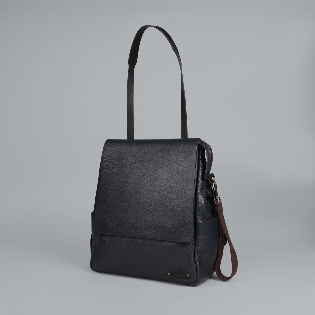 Donna Leather Diaper Bag