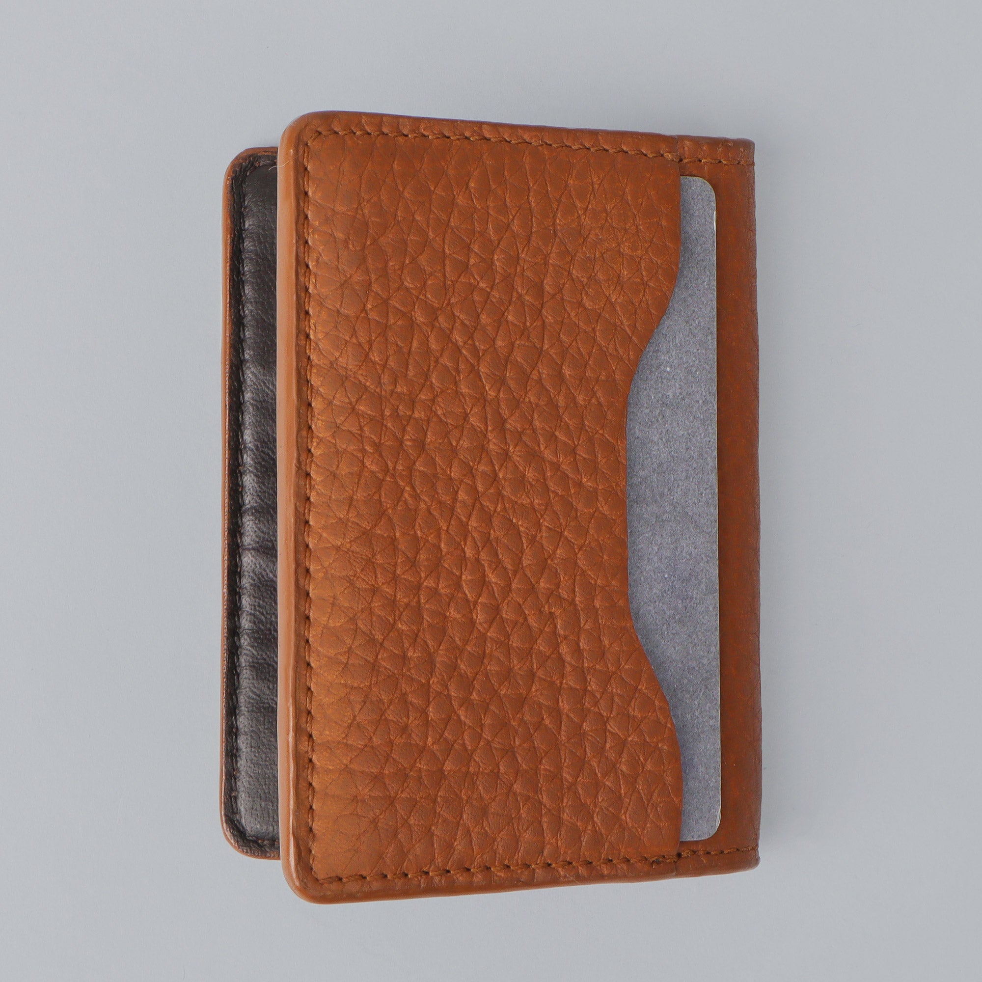 personalized business card leather wallet