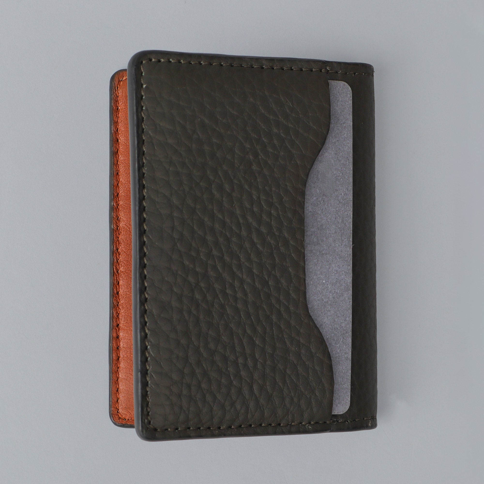 personalized leather card wallet