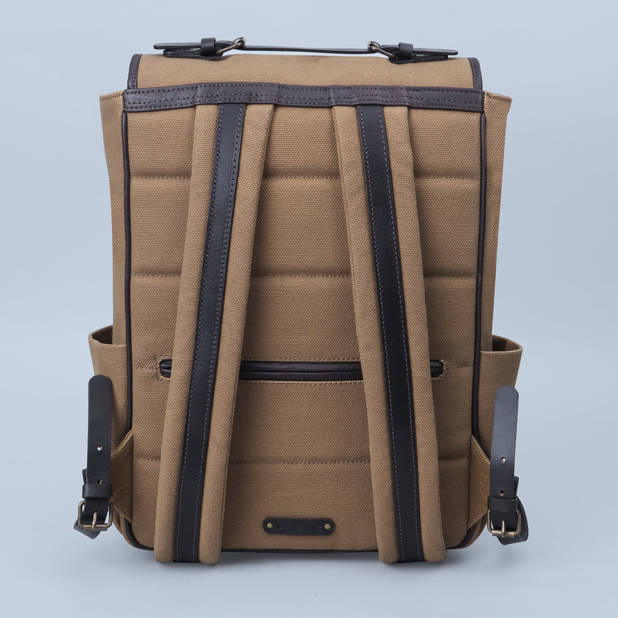 khakhi canvas backpack for ,men