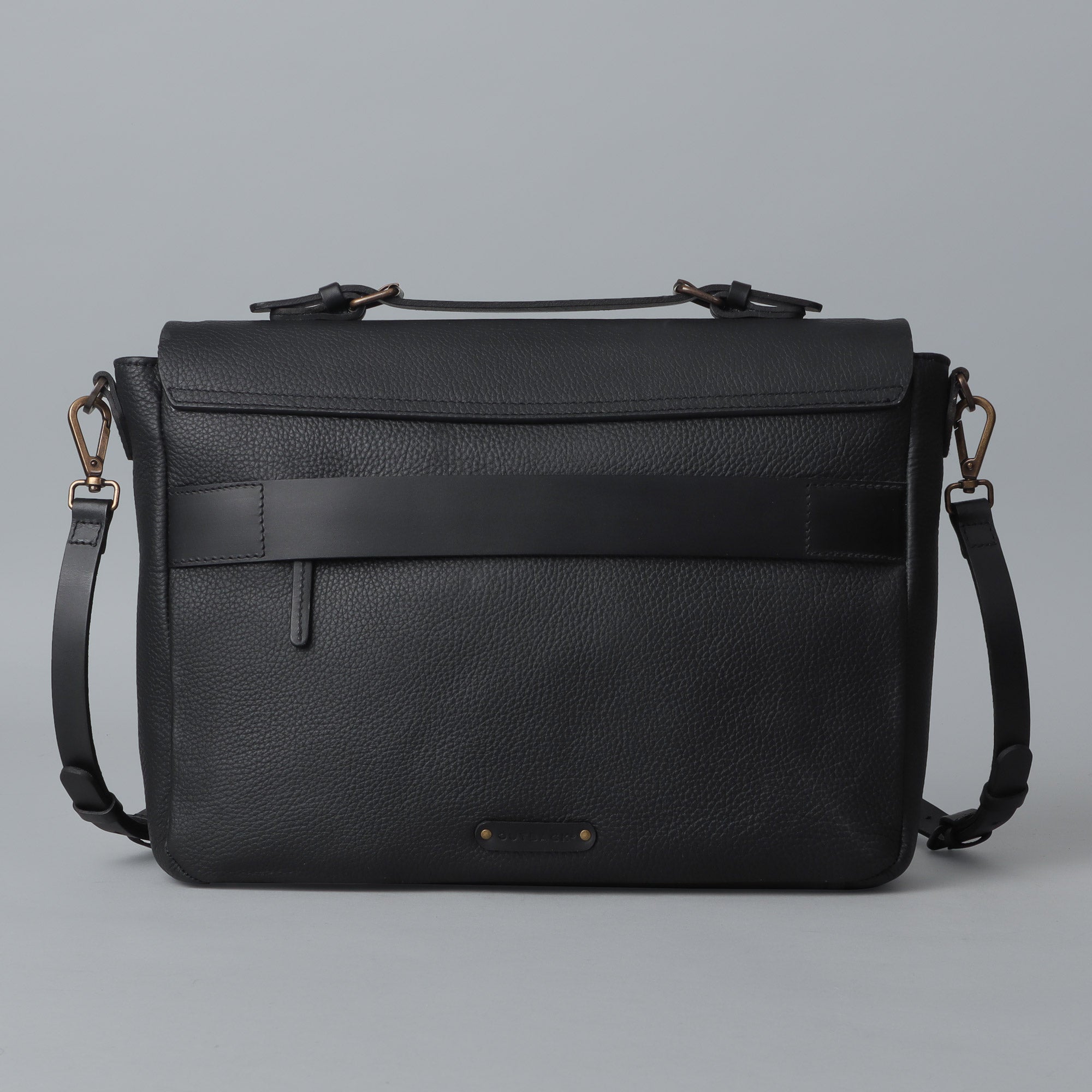 Stylish briefcase made of genuine leather