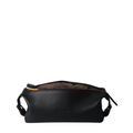 Tokyo Toilet Bag in Black, Full-Grain Leather