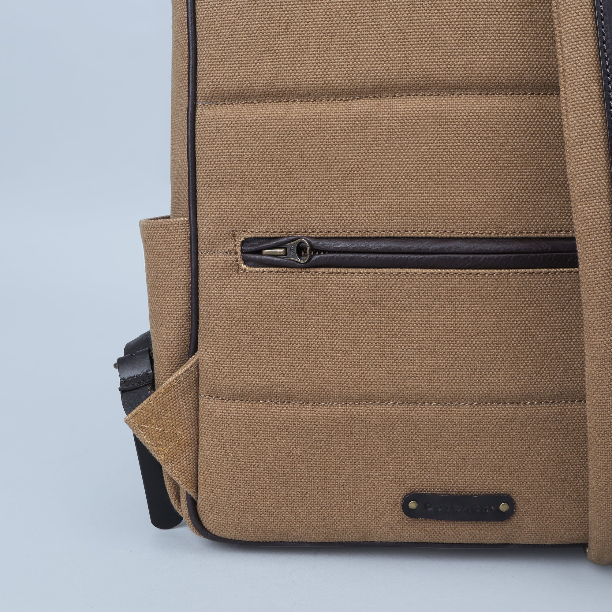 khakhi canvas latop backpack