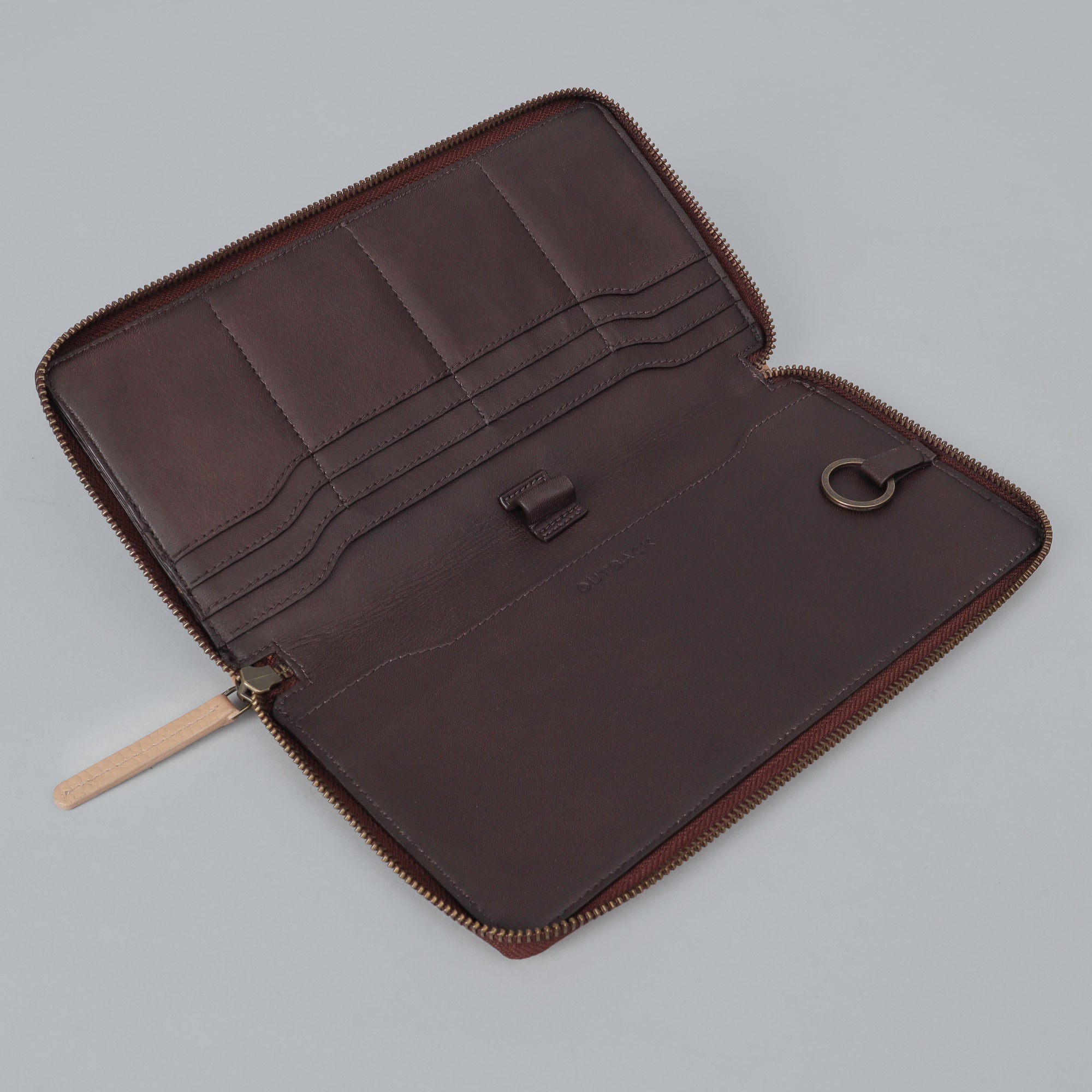 multicolor chequebook leather wallet