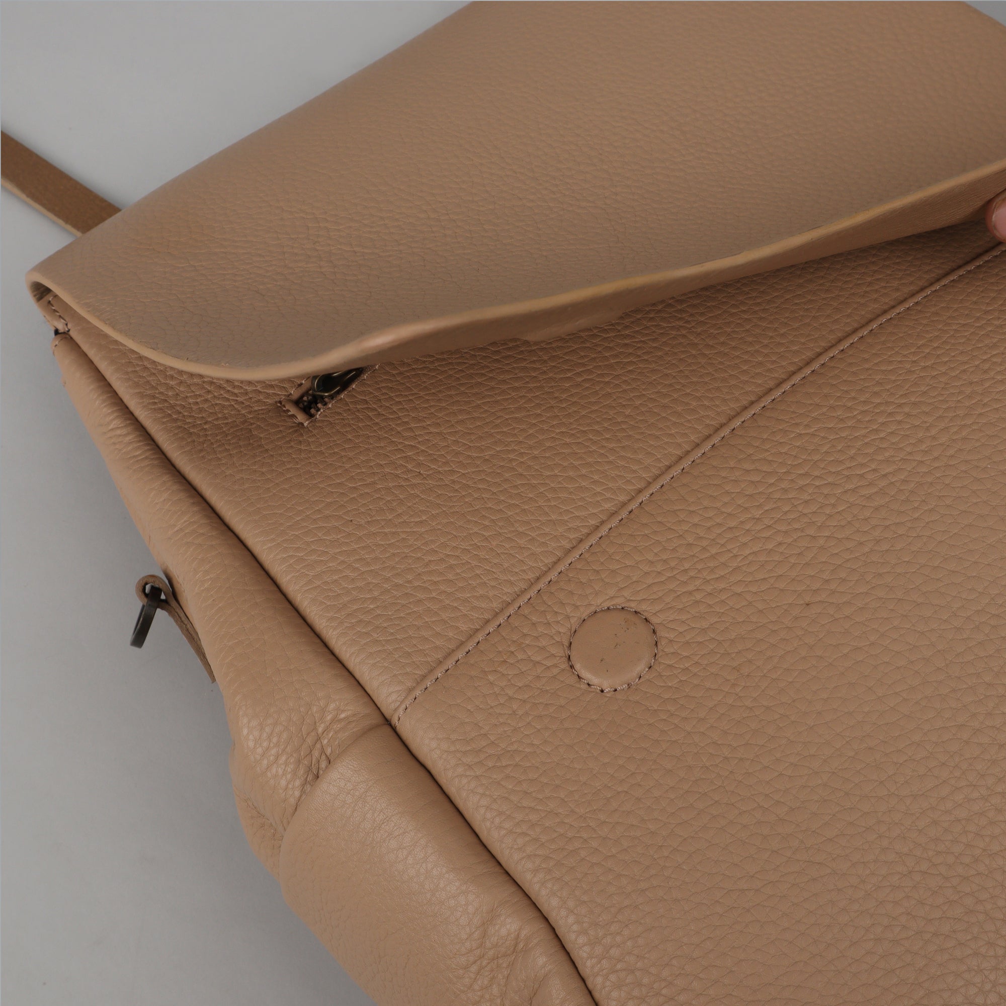 Donna Leather Diaper Bag