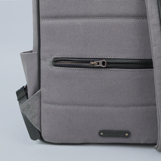 grey canvas hosel breifcase