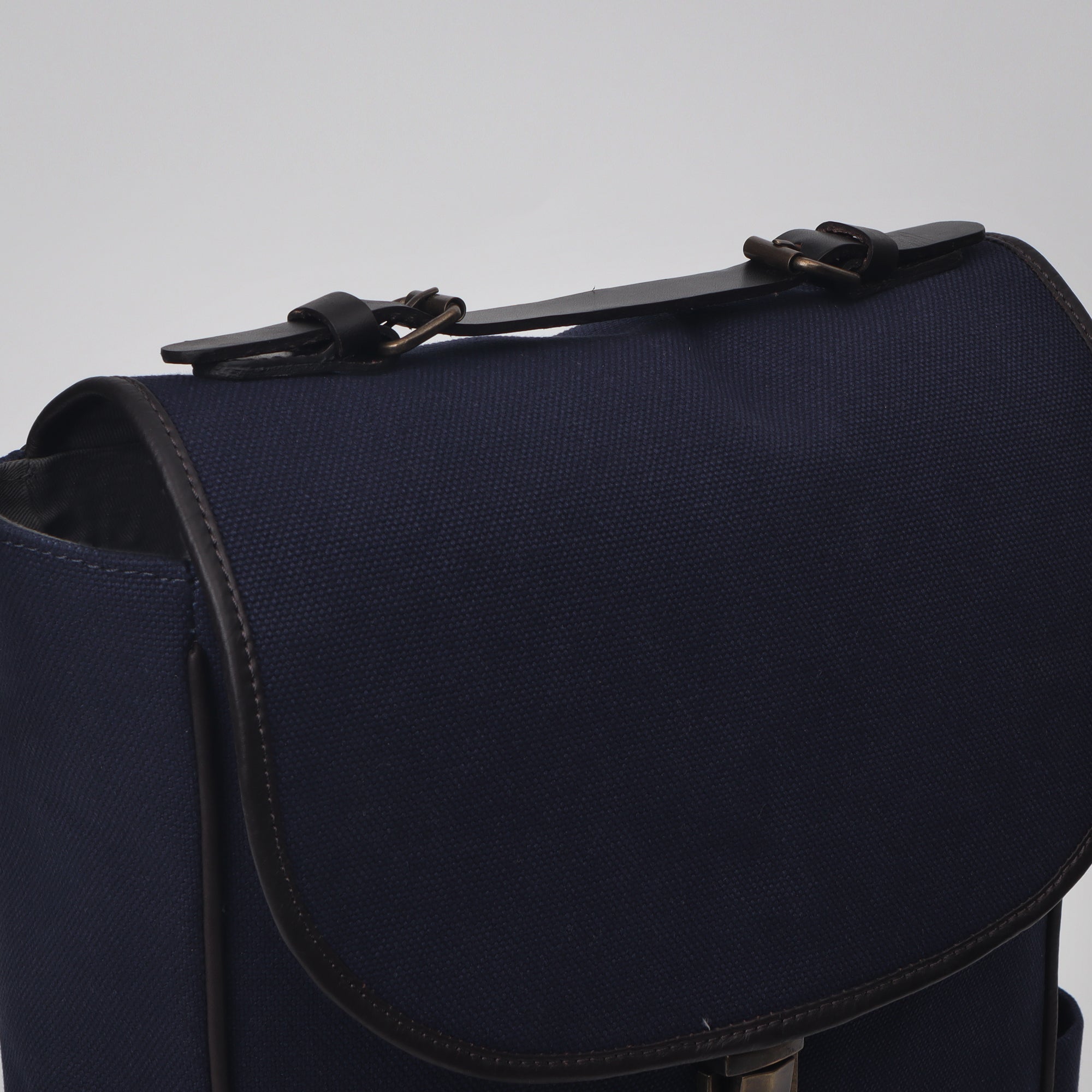 navy canvas laptop backpack 