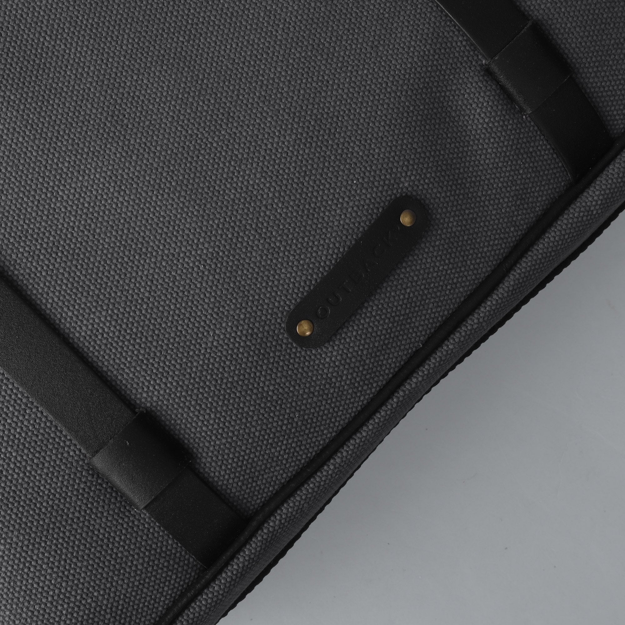 grey canvas laptop briefcase 