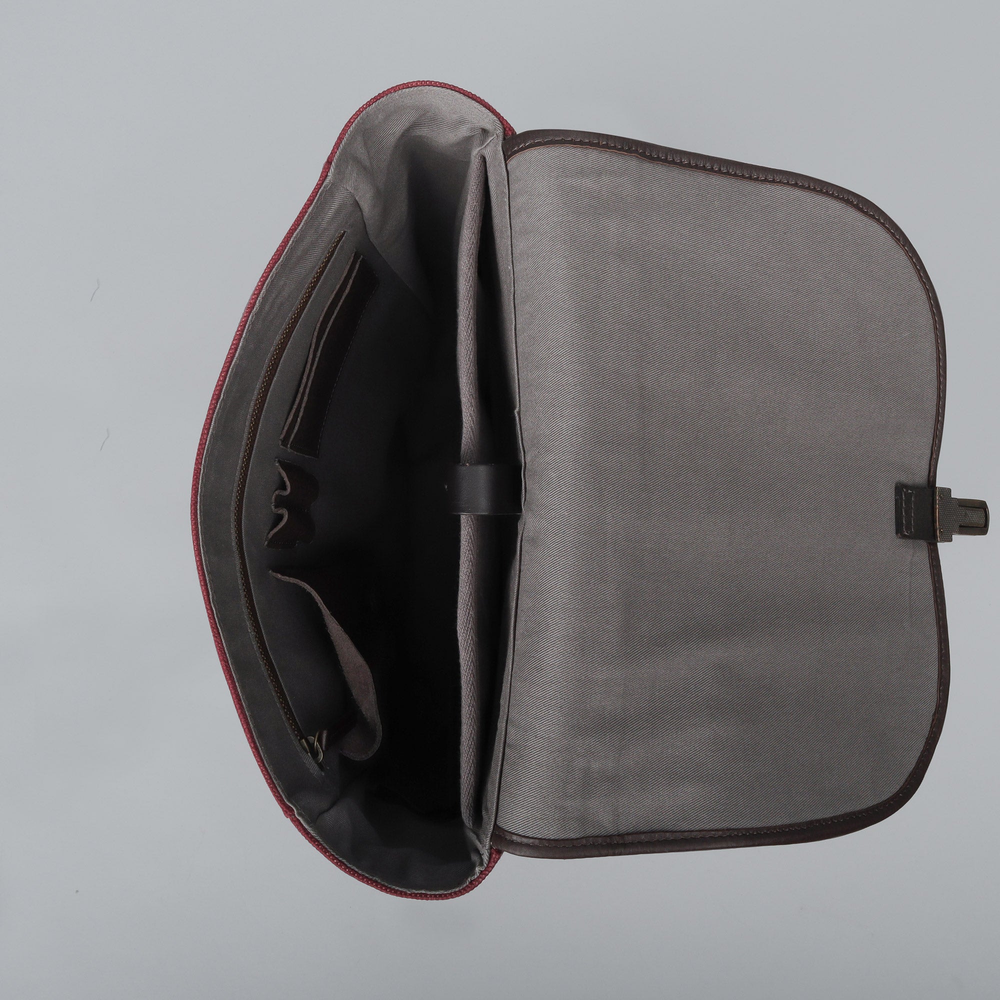 Spacious canvas travel backpack