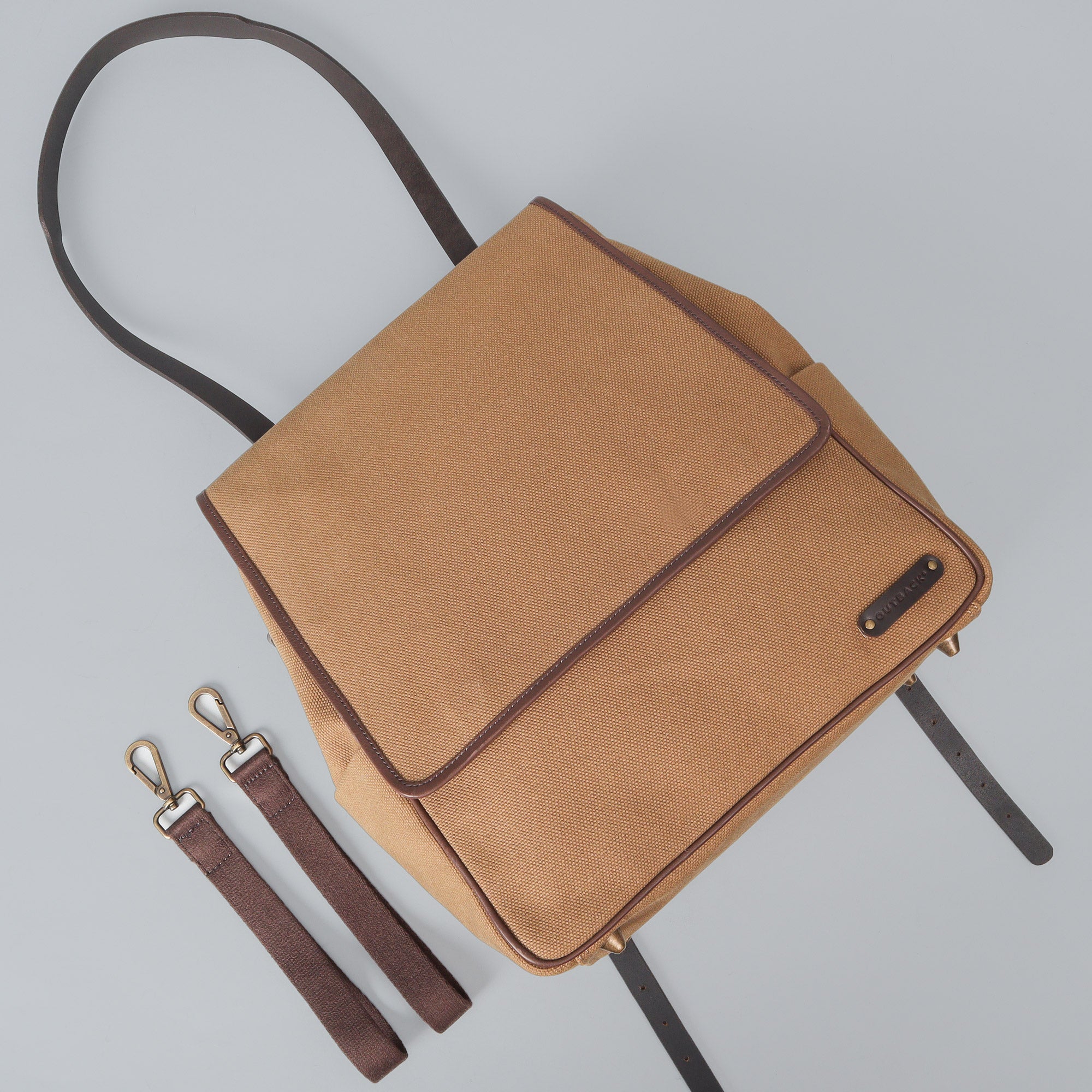 canvas diaper bag backpack