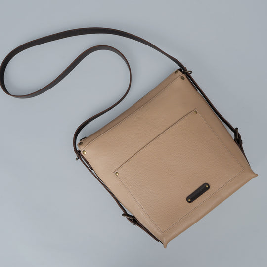 Jersey Leather Crossbody Bag