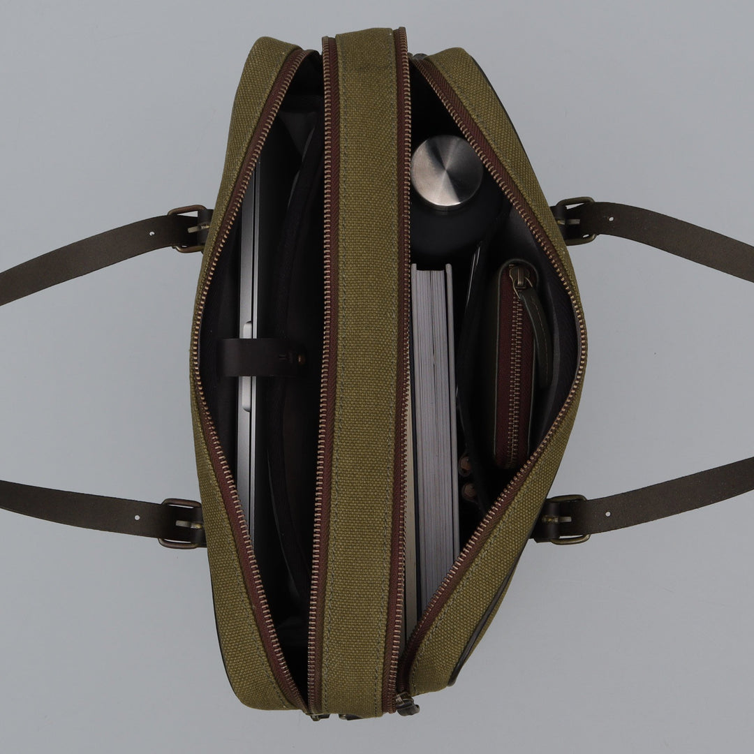 Miami Canvas Briefcase