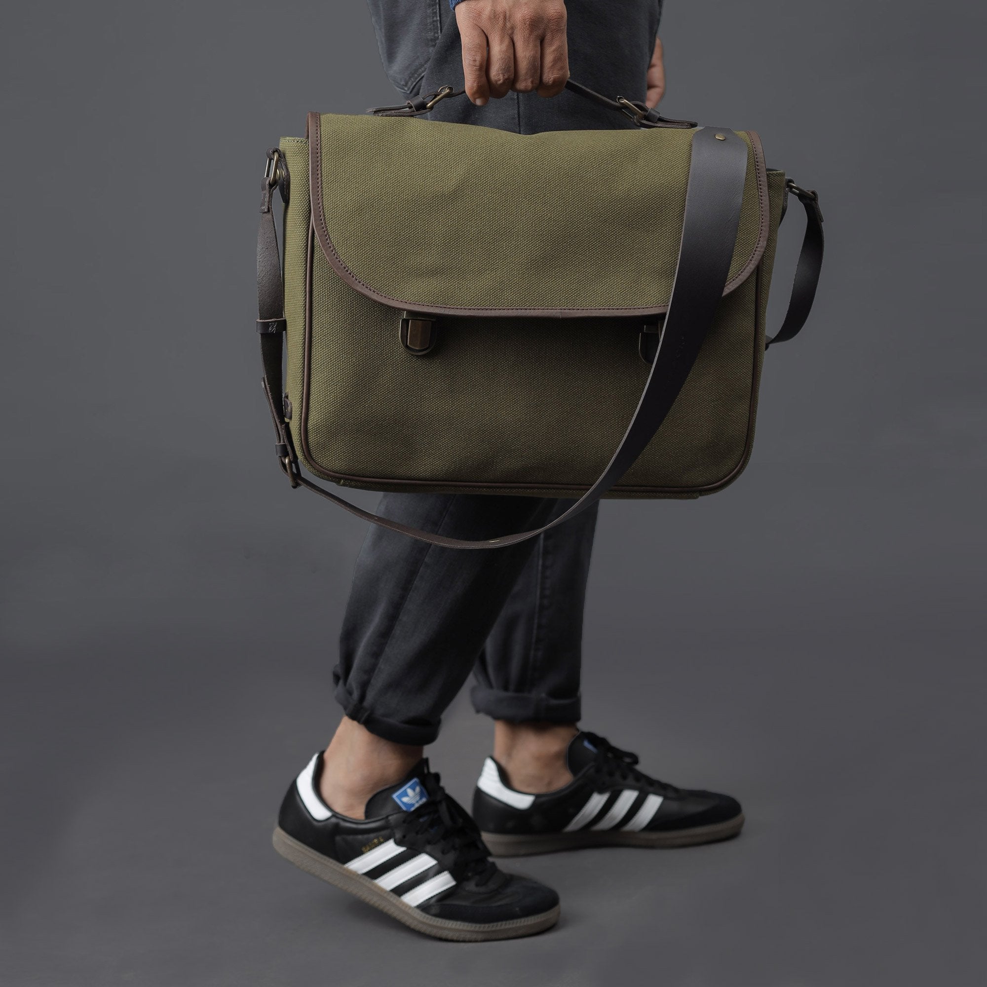 London Canvas Briefcase