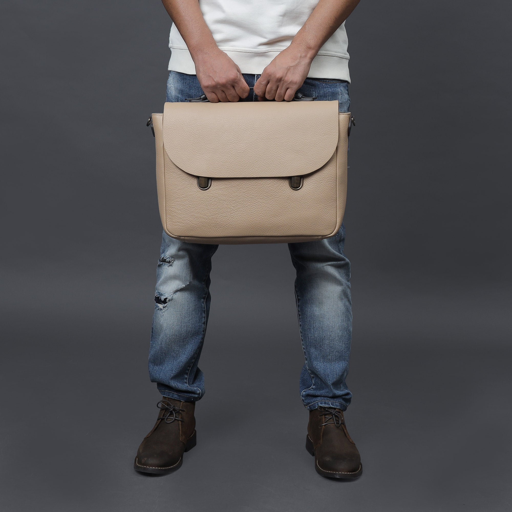leather briefcase for men