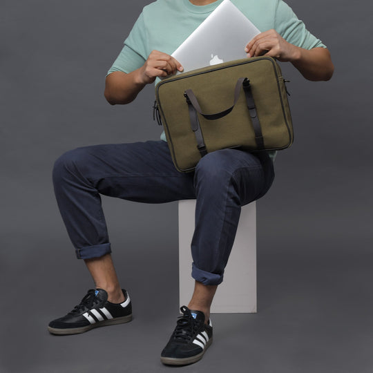 Miami Canvas Briefcase