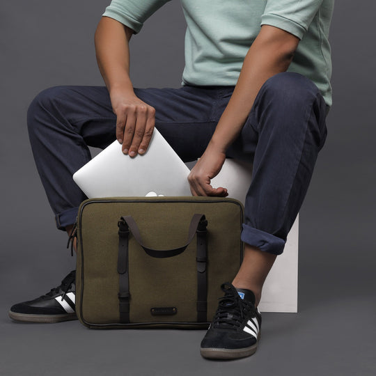 Miami Canvas Briefcase
