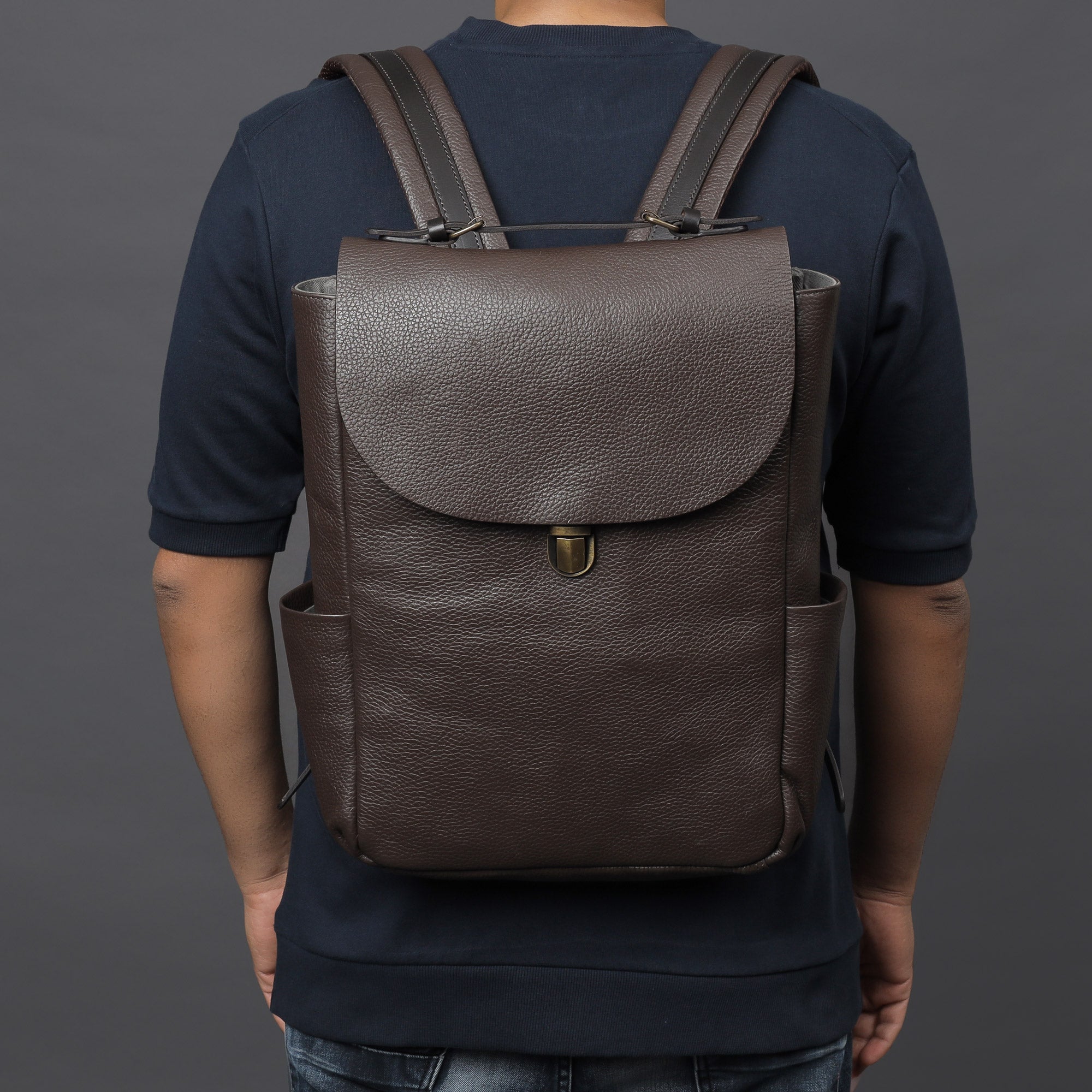London Leather Backpack