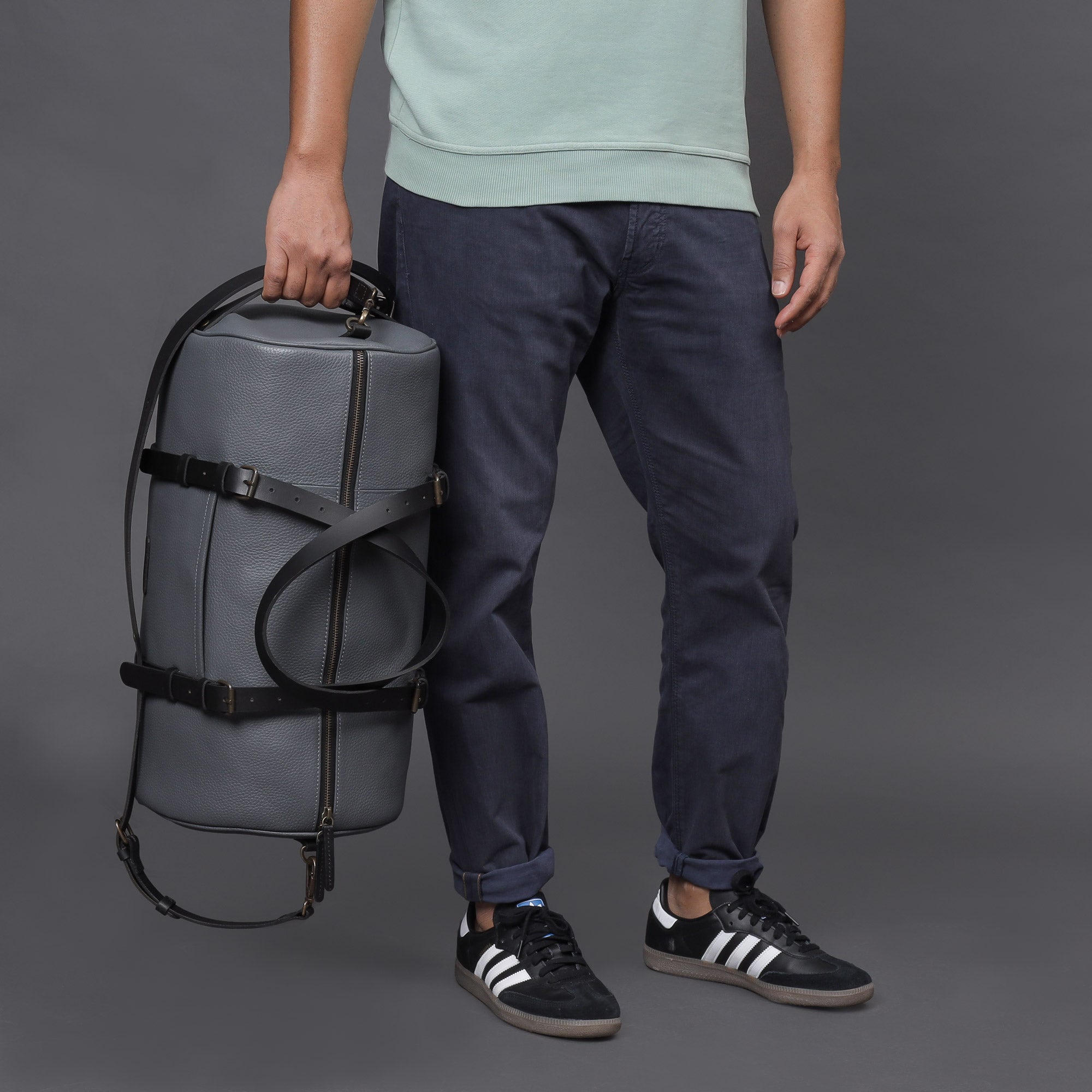 Miami Leather Gym Bag