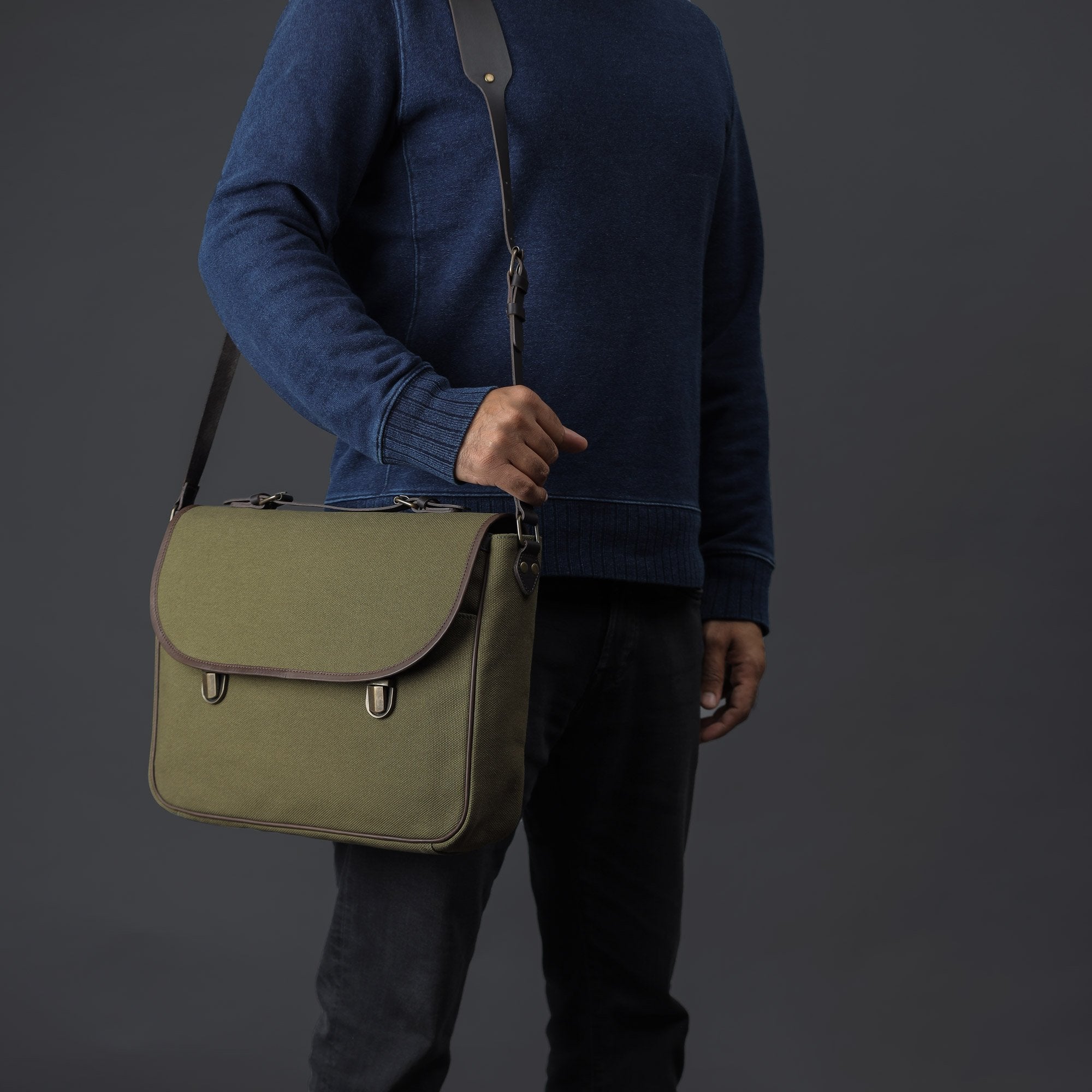 London Canvas Briefcase