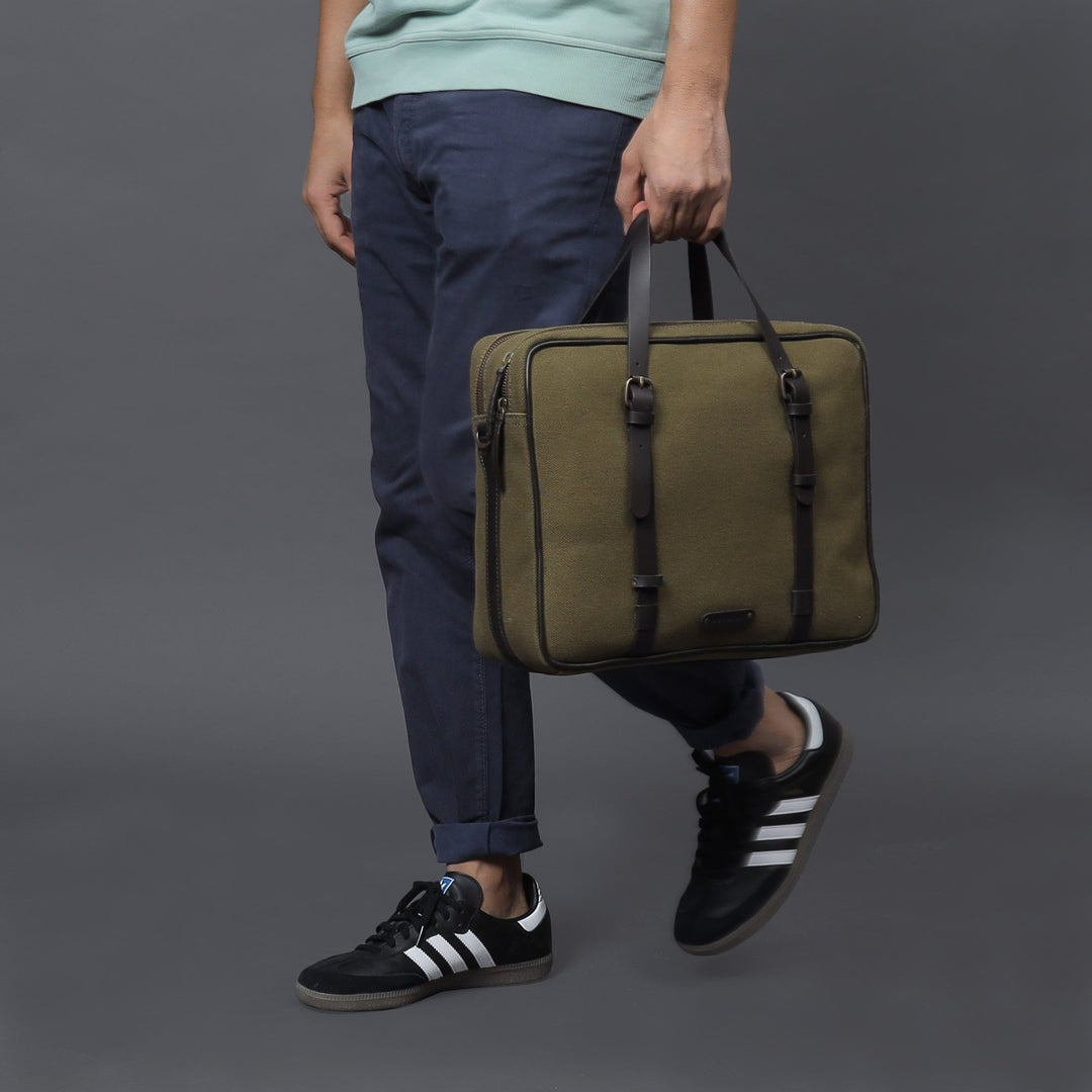 Miami Canvas Briefcase