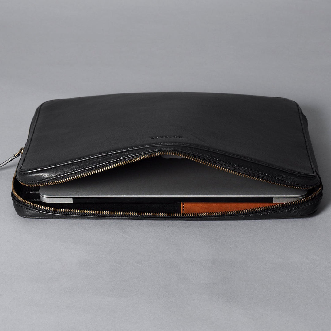 Leather laptop Folio