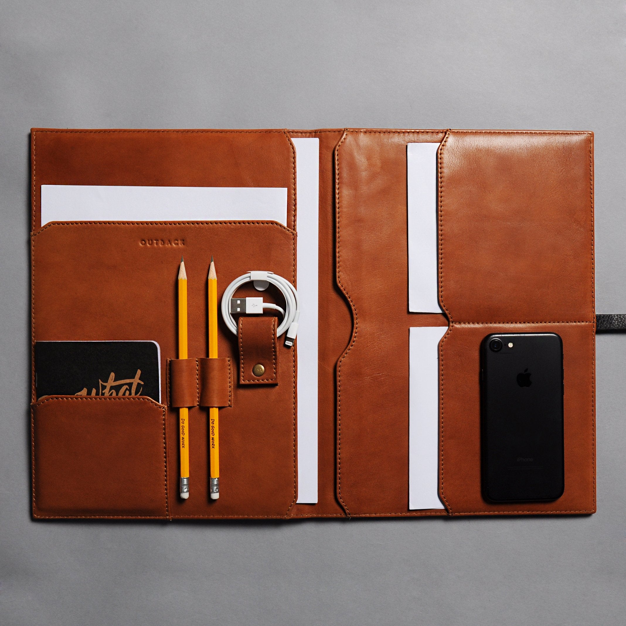 Daily leather organiser