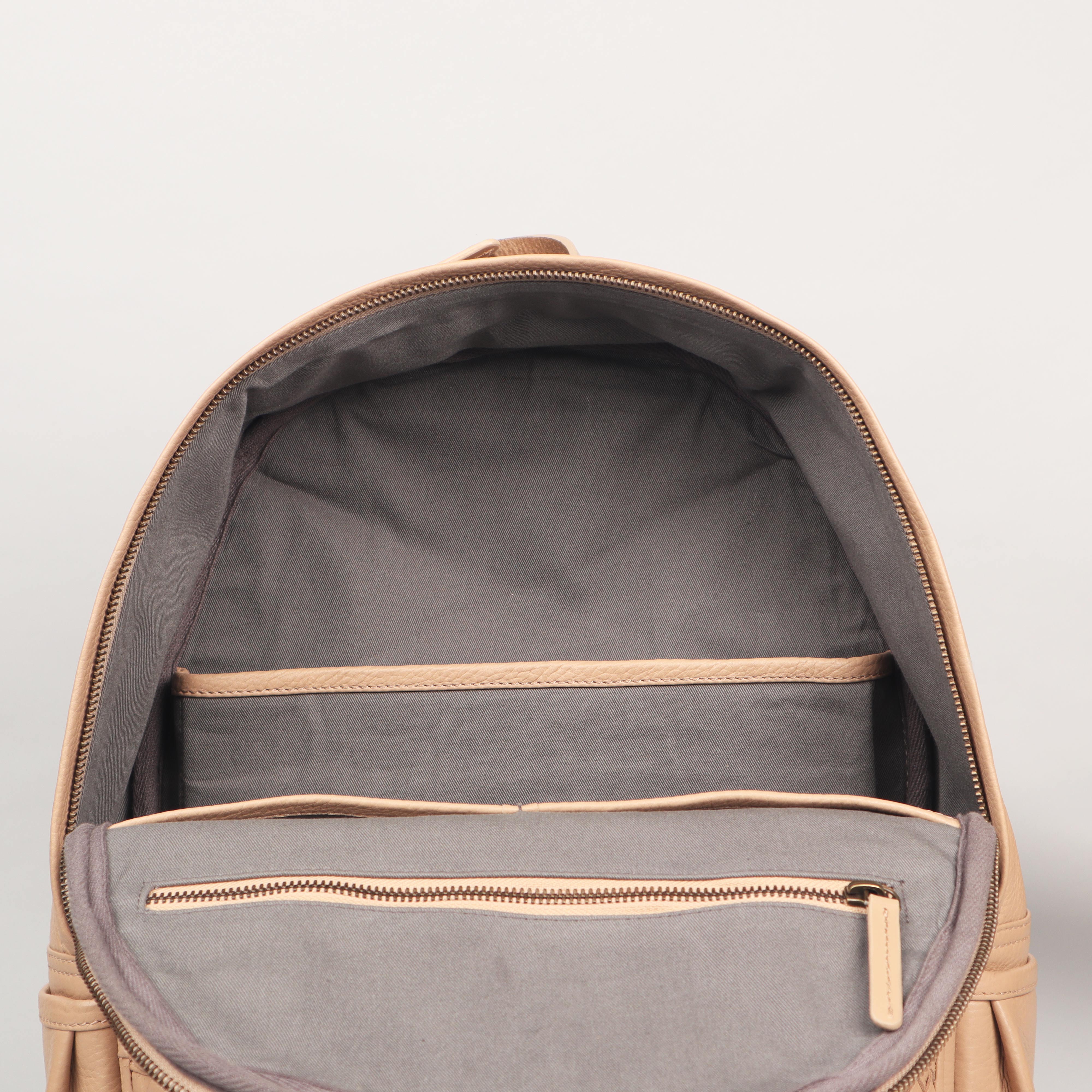 Weaved Journey Leather Backpack