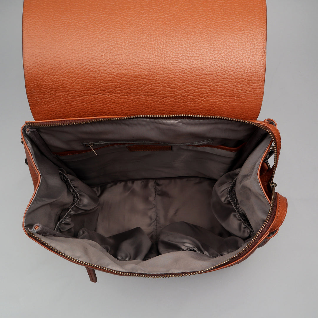Donna Weaved Leather Diaper Bag